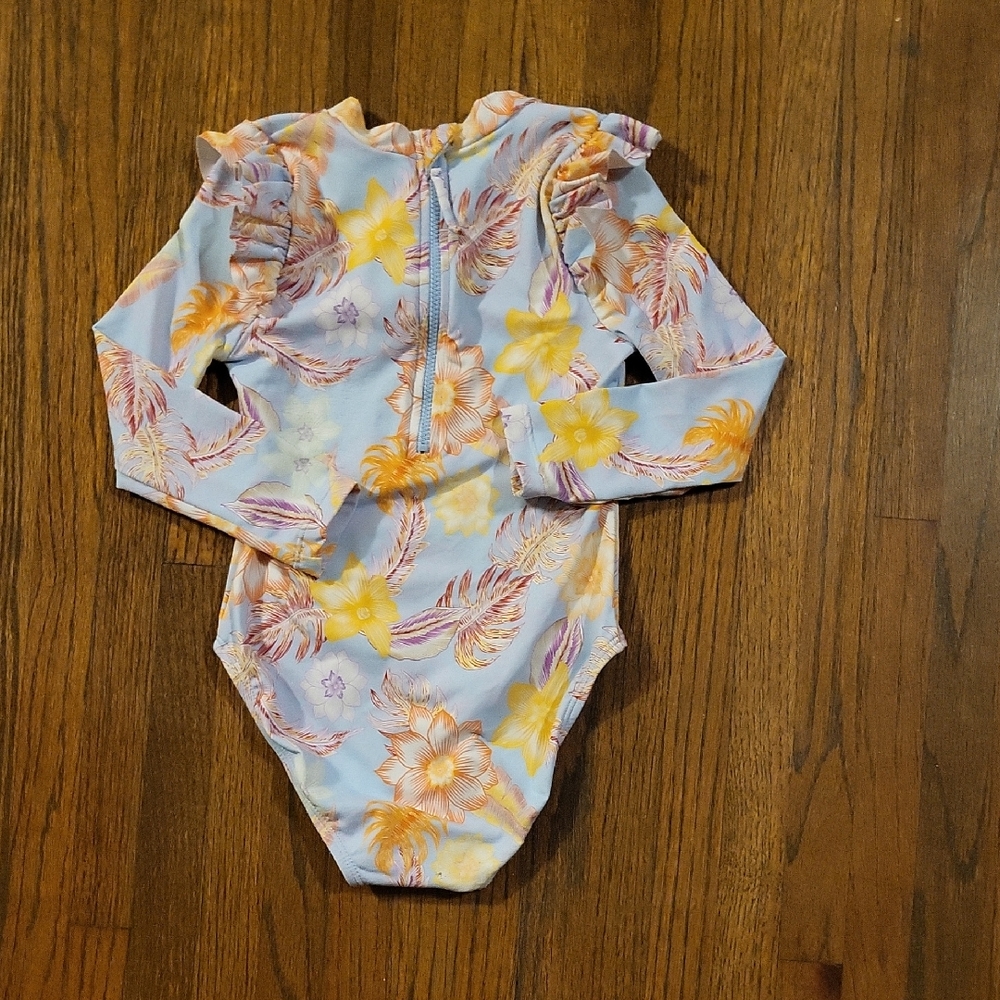 Snapper Rock Tropical Long Sleeve Swimsuit